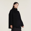谜底绵羊毛呢大衣女2022冬季新款A型中长款绵呢子外套女224MD1585 商品缩略图1
