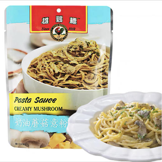马来西亚AYAM BRAND雄鸡标意粉酱 咖喱黑椒酱忌廉蘑菇意大利面酱 商品图0