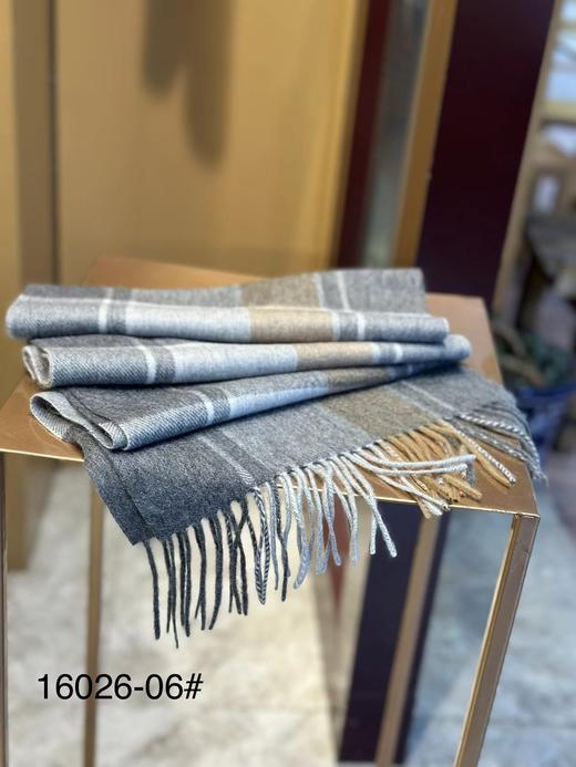 优品堂【顾盼生姿】纯羊绒长巾#软黄金系列 商品图7