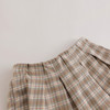 【马克珍妮 芦芙】春装新款 女童法兰绒格纹百褶裙裤230302 商品缩略图2