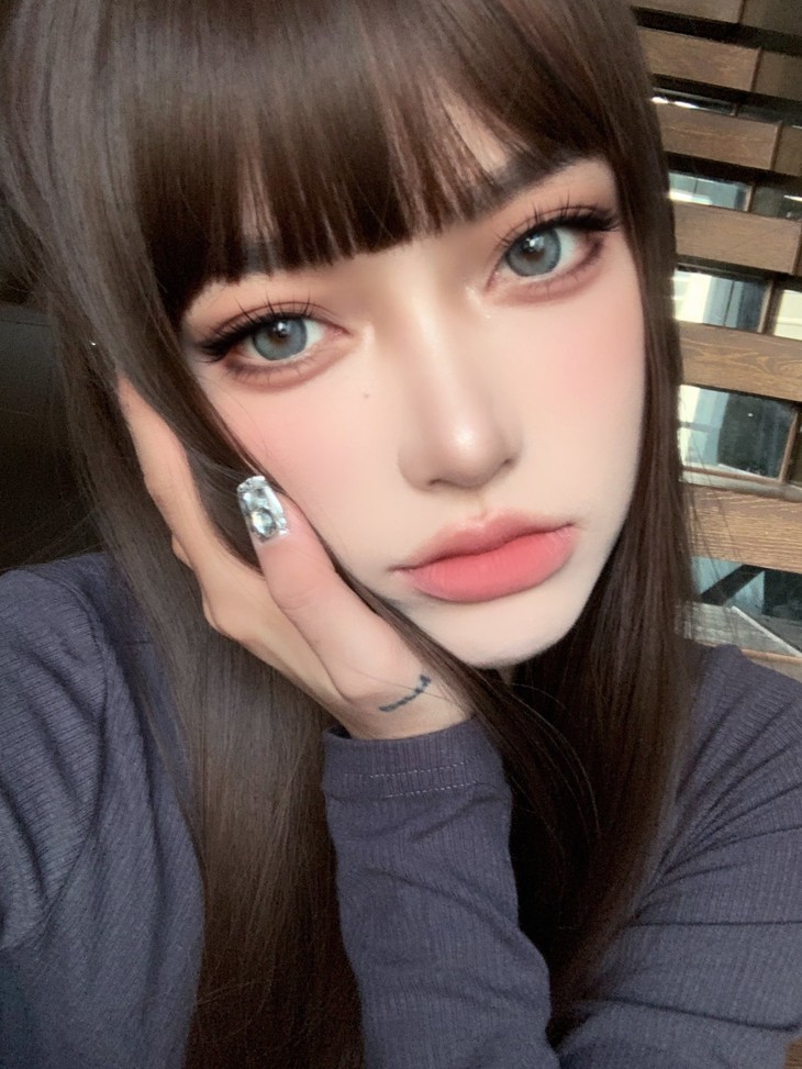 KIRAFAIRY年抛隐形眼镜 古亚裔蓝14.5mm 1副/2片-VVCON美瞳商城25