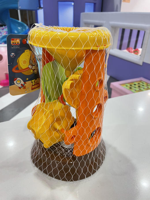 【荣民】688-126 688-129 688-130 太空鸭大号玩具沙滩桶玩具套装7件套/6件套/5件套 儿童玩沙沙漏沙滩工具车铲子 商品图6