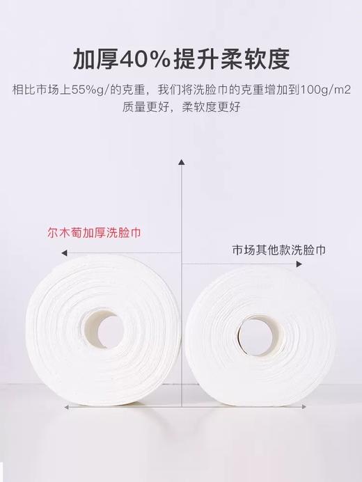 尔木萄洗脸巾卷筒一次性加厚棉洁面擦脸 商品图2