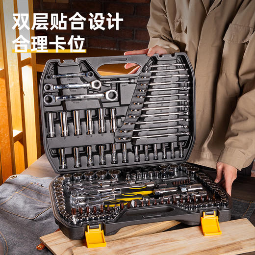 得力150件6.3x10x12.5mm系列综合组套（DL3150T） 商品图2