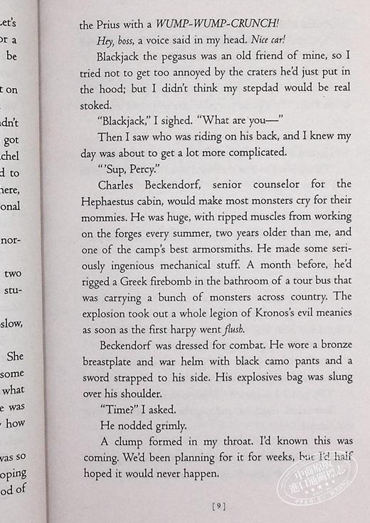 【中商原版】波西杰克逊与奥林匹克 第5部 倪传婧 英文原版 Percy Jackson and the Olympians Book5 The Last Olympian Rick Riordan 商品图8