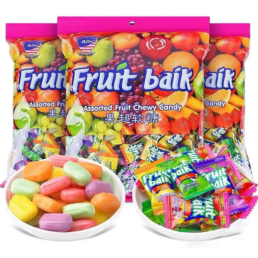 【年货推荐】马来西亚进口水果软糖500g 商品图2