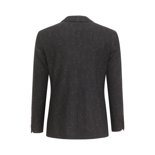 布兰施秋冬新款两粒扣时尚印花男式休闲单西 商品图2