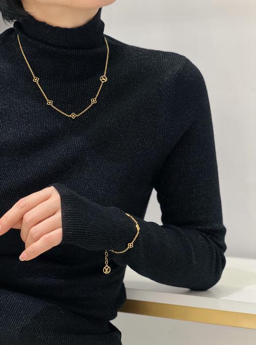 驴家LVFlower full项链/手链，将经典的Monogram花卉与细致链带巧妙妆点 商品图3