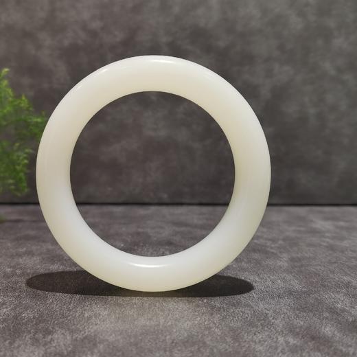【御珠宫坊·传承系列】羊脂白玉手镯53.2mm 商品图6