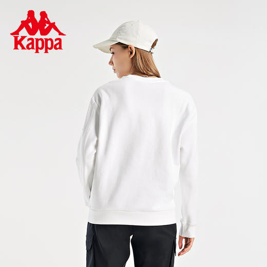 Kappa卡帕套头衫女加绒运动卫衣休闲套秋冬K0B82WT01 商品图2