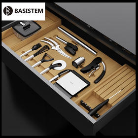 西厨工具组合【适用于900宽抽屉】——抽屉分隔【库尔】