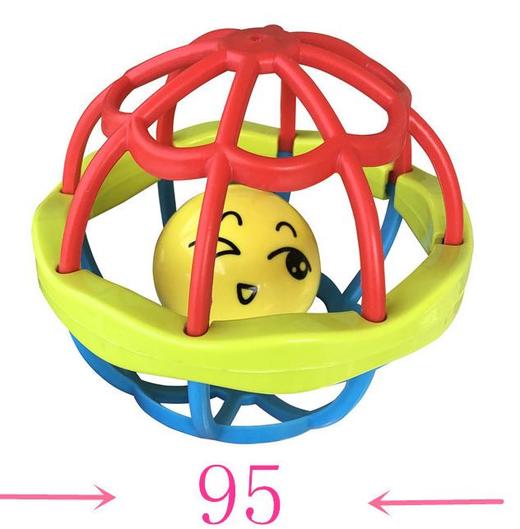 宝宝玩具手抓摇铃软胶球儿童铃铛响铃玩具婴儿玩具球手抓球 商品图4