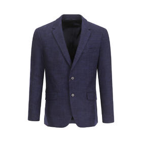 布兰施通勤修身时尚男士西服休闲单西