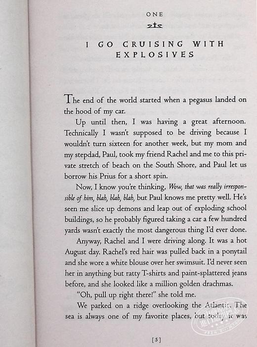 【中商原版】波西杰克逊与奥林匹克 第5部 倪传婧 英文原版 Percy Jackson and the Olympians Book5 The Last Olympian Rick Riordan 商品图6