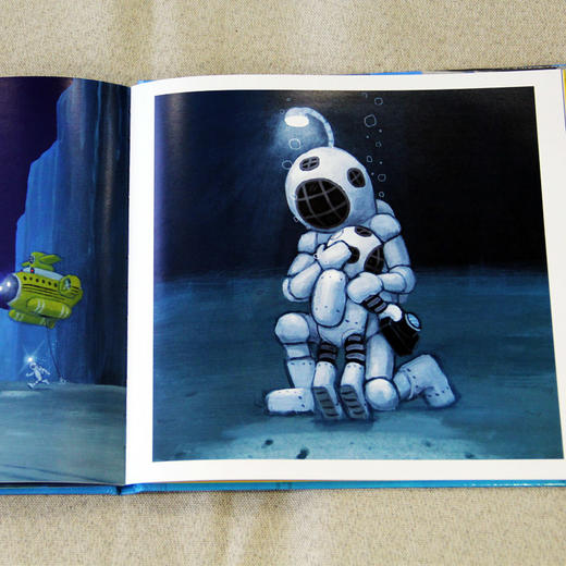 筑桥童书走，去深海4-8岁无字绘本图画书 科幻冒险故事书 商品图2