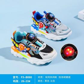 福得隆春季新款双网男童纽扣卡通080    28-33码