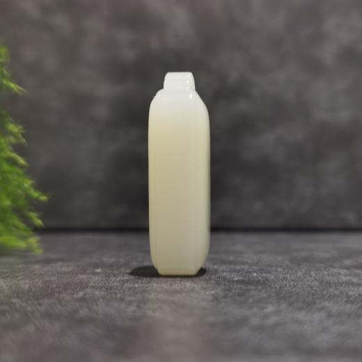 【御珠宫坊】羊脂白玉无事牌 商品图2