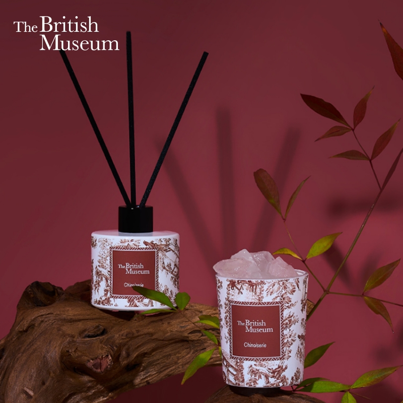 大英博物馆欧式中国风无火香薰晶石香氛散香器礼盒柑橘花香调