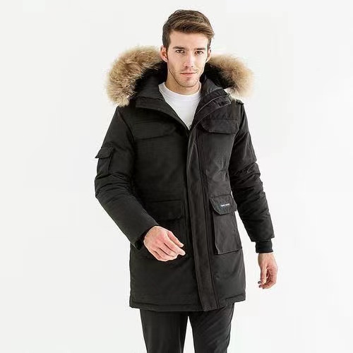 迎418   ESGUSRD  男款 工装中长三防羽绒服 9131R148Y【无毛领】