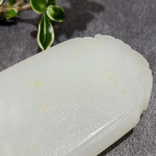 【御珠宫坊·传承系列】羊脂白玉子料无事牌 商品图5