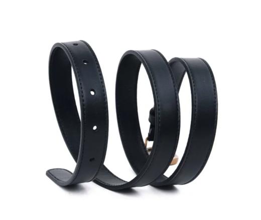 全新GUCCI 女士腰带/皮帶 寬2CM 11036  黑色牛皮雙G / 复古金色扣女士BELT腰带 商品图4