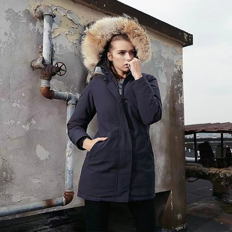 补贴价！春节礼物！ 高寒羽绒服 特特厚 女士中长款防水泼 羽绒服  91329828【有毛领】