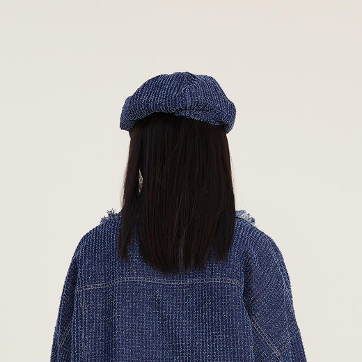 谜底2022冬季新款特色帽子女时髦牛仔个性画家帽224MQ2014 商品图1