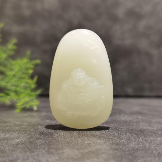 【御珠宫坊】羊脂白玉佛牌 商品图0