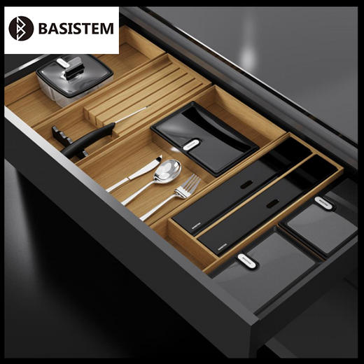 西厨储物组合【适用于900宽抽屉】——抽屉分隔【库尔】 商品图0