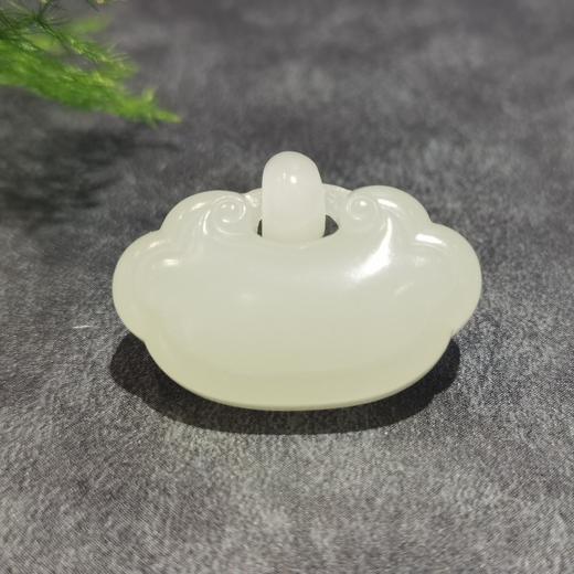 【御珠宫坊】羊脂白玉如意锁 商品图4