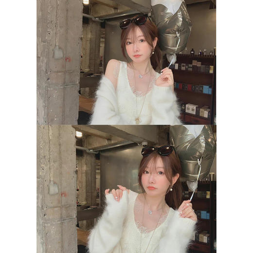 金蘑菇菇 关于浪漫 / 牛角扣baby苏丽 轻暖不掉毛 设计感毛衣开衫 商品图3