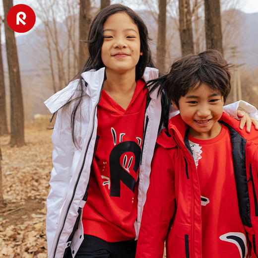 reima男女儿童大童卫衣新年款春夏兔子印花休闲运动连帽上衣 商品图2