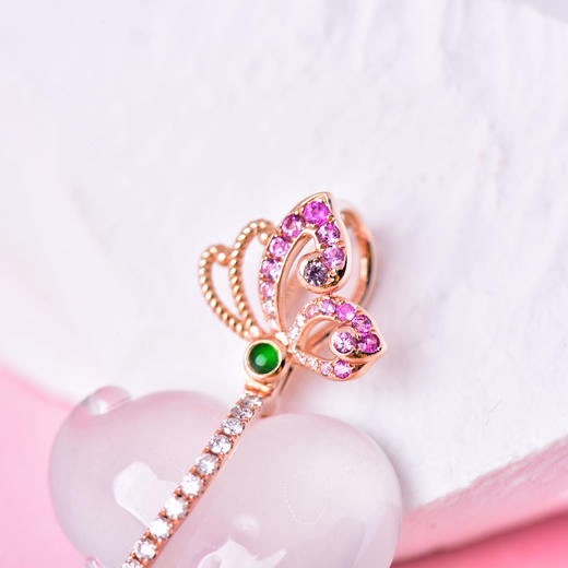 【福上添福】玻璃种白翡葫芦挂坠-GZ12203096 商品图11