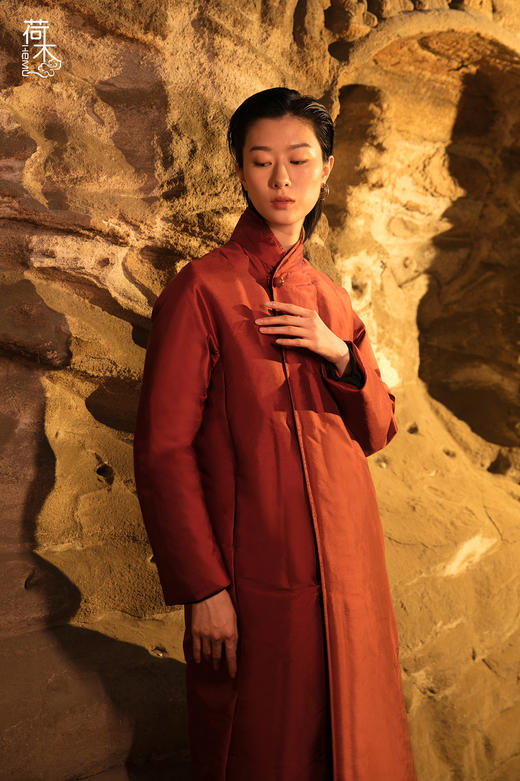 荷木HEMU丹枫·双宫绗线羽绒服 商品图1