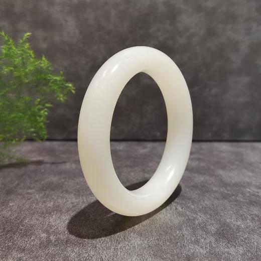 【御珠宫坊·传承系列】羊脂白玉手镯54.5mm 商品图2