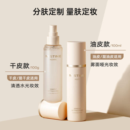 【品牌官方直营】MISTINE蜜丝婷 定妆喷雾干皮保湿补水防汗控油持久不脱妆 商品图1