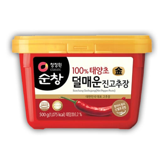 청정원 현미덜매운찰고추장500g 商品图0