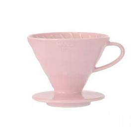 【HARIO】HARIO手冲咖啡过滤杯V60滤杯滴漏式咖啡杯陶瓷彩色VDC