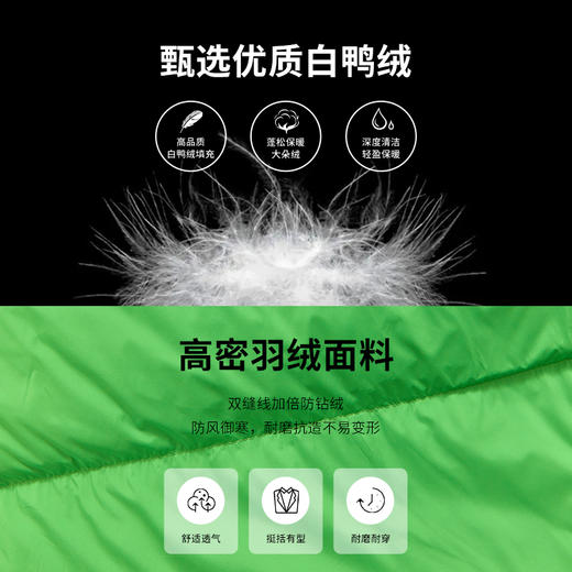 西遇国潮加厚羽绒服男2023年冬季新款设计感宽松保暖面包服外套12222283 商品图4