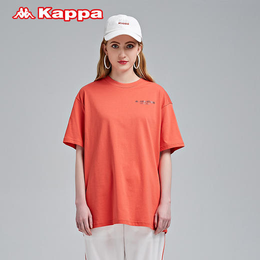 Kappa卡帕短袖2021新款情侣男女运动T恤休闲夏季半袖K0BW2TD30 商品图1