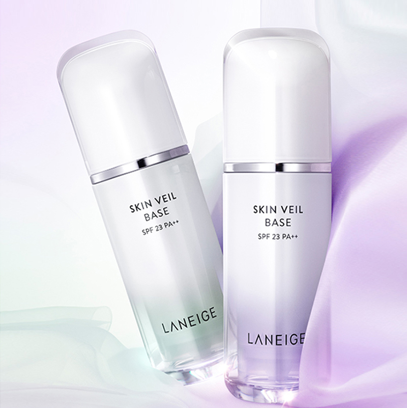 LANEIGE/兰芝隔离雪纱丝柔紫色三合一妆前乳30ml 打底保湿修饰肤色