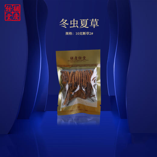 胡庆余堂 10g断草2号冬虫夏草  虫体饱满 纹理清晰 商品图0