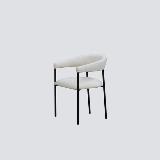 NS家居nsfurniture软包布艺NSAC-3203系列扶手椅；尺寸：W57*D53*H73cm;产地：中国 商品图1