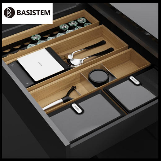 咖啡烹煮专用组合【适用于600宽抽屉】——抽屉收纳【库尔】 商品图0