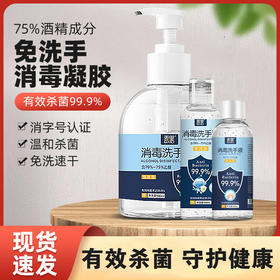 抑菌消毒免洗洗手液凝胶 便携式家庭装任选