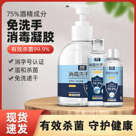 抑菌消毒免洗洗手液凝胶 便携式家庭装任选 商品图0