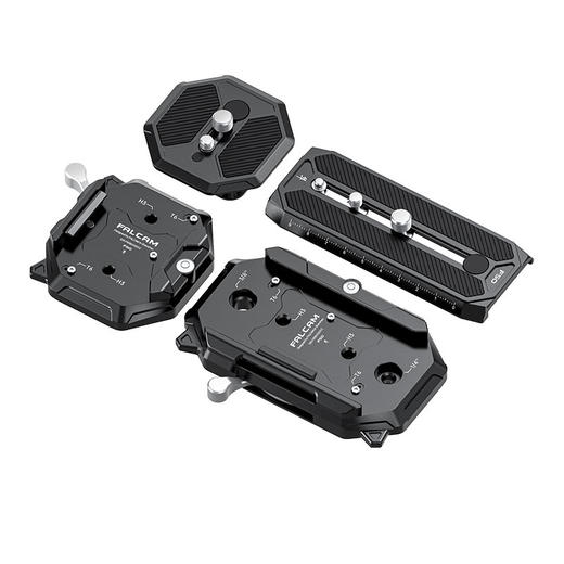 FALCAM小隼F50快装套件相机摄影机通用三脚架快拆板转换底座拓展配件 商品图0
