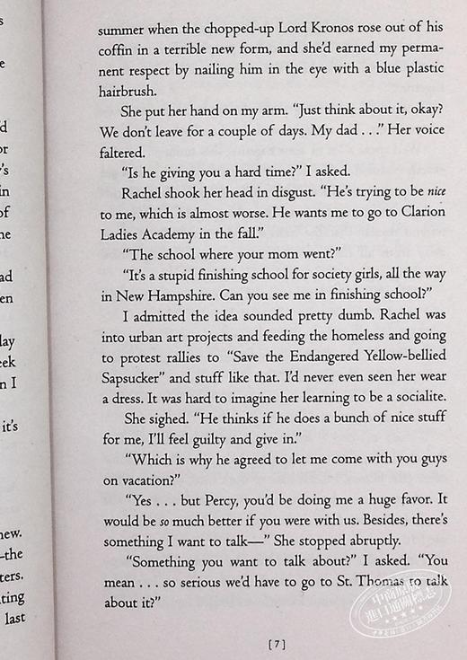 【中商原版】波西杰克逊与奥林匹克 第5部 倪传婧 英文原版 Percy Jackson and the Olympians Book5 The Last Olympian Rick Riordan 商品图7