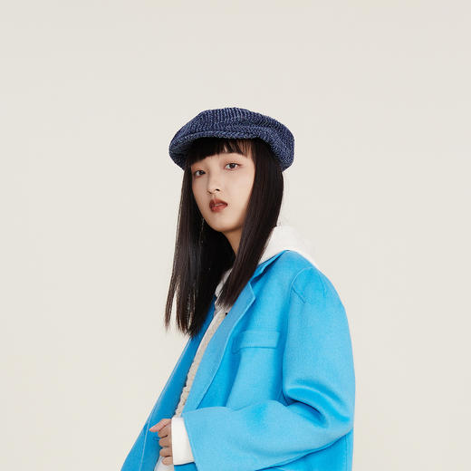 谜底2022冬季新款特色帽子女时髦牛仔个性画家帽224MQ2014 商品图2