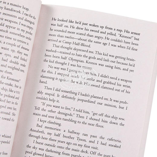 【中商原版】波西杰克逊与奥林匹克 第5部 倪传婧 英文原版 Percy Jackson and the Olympians Book5 The Last Olympian Rick Riordan 商品图3